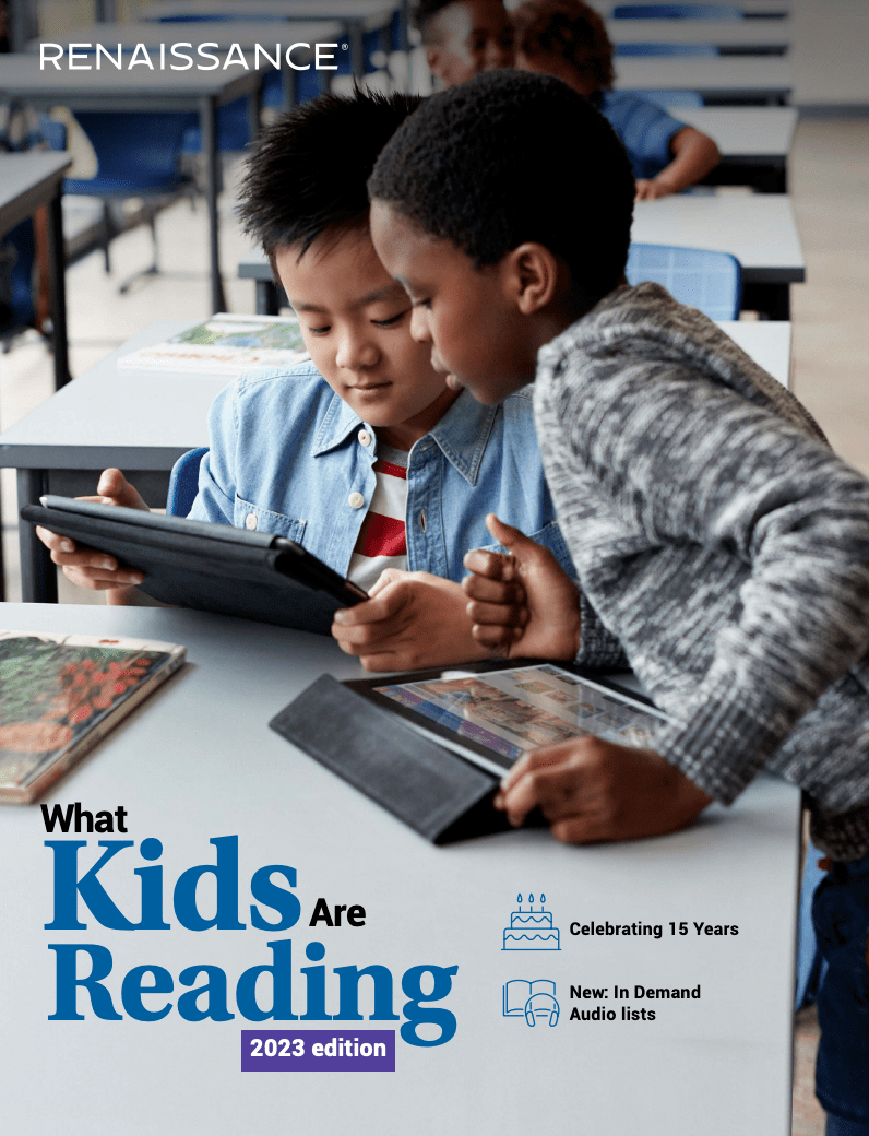 听儿童版小苹果
:5年追踪540万学生，发现美国孩子都在读这些书！