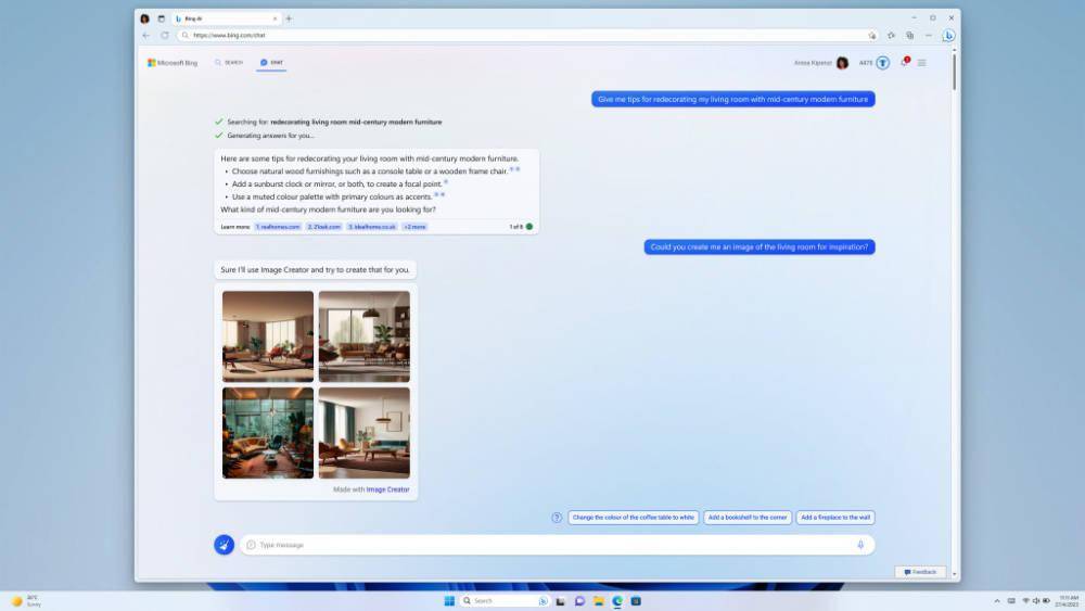 王者卡片生成苹果版
:微软宣布必应聊天整合Bing Image Creator 功能-第4张图片-太平洋在线下载