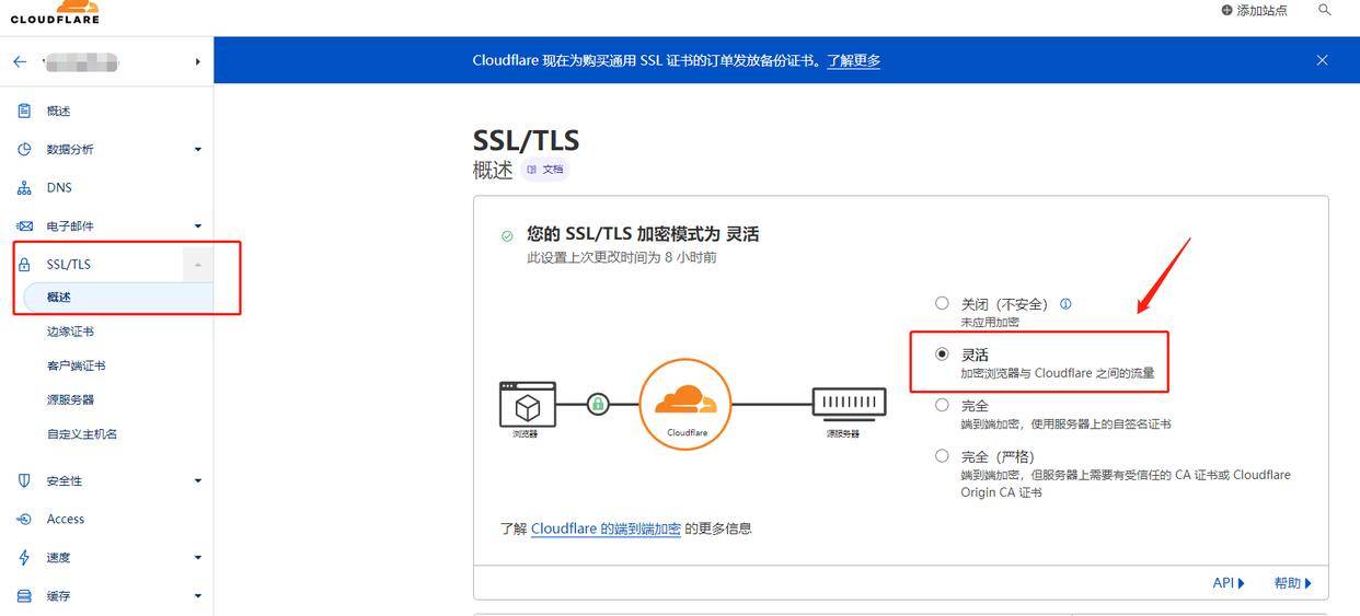 网桥代理名称苹果版:Cloudflare配置CDN+SSL+代理-第21张图片-太平洋在线下载